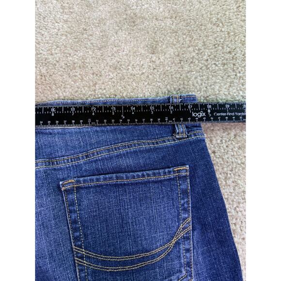 Old Navy The Dreamer Jeans Size 12 Boot Cut Dark Wash Western Y2K 34x30 D306 - Picture 10 of 13